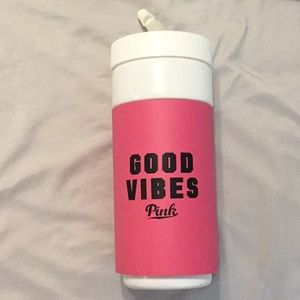 Pink retro water bottle